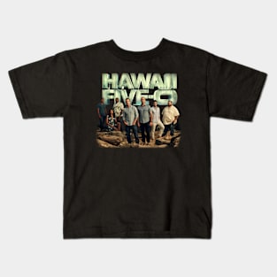 Hawaii Five-O Cast Kids T-Shirt